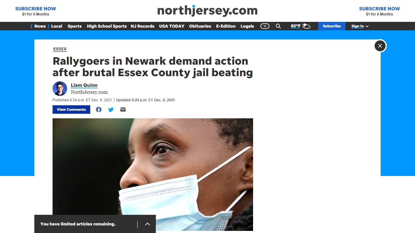 Essex County jail protest follows brutal beating of inmate